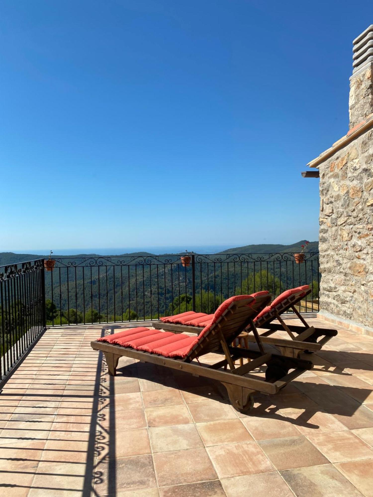 La Cueva De Miravet - Villa De Lujo En La Cima De La Montana Con Vistas Al Mar Cabanes  Exterior foto