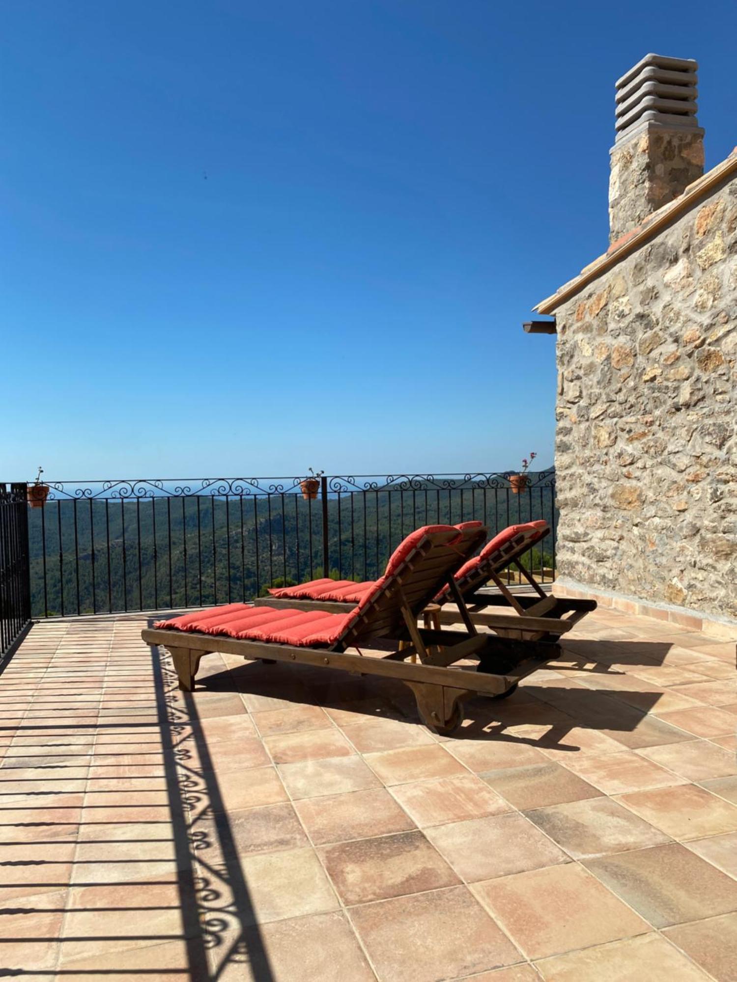 La Cueva De Miravet - Villa De Lujo En La Cima De La Montana Con Vistas Al Mar Cabanes  Exterior foto