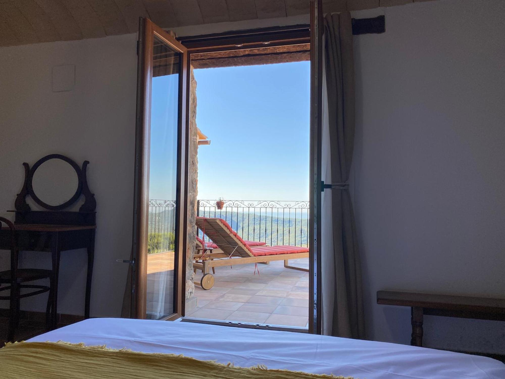 La Cueva De Miravet - Villa De Lujo En La Cima De La Montana Con Vistas Al Mar Cabanes  Exterior foto